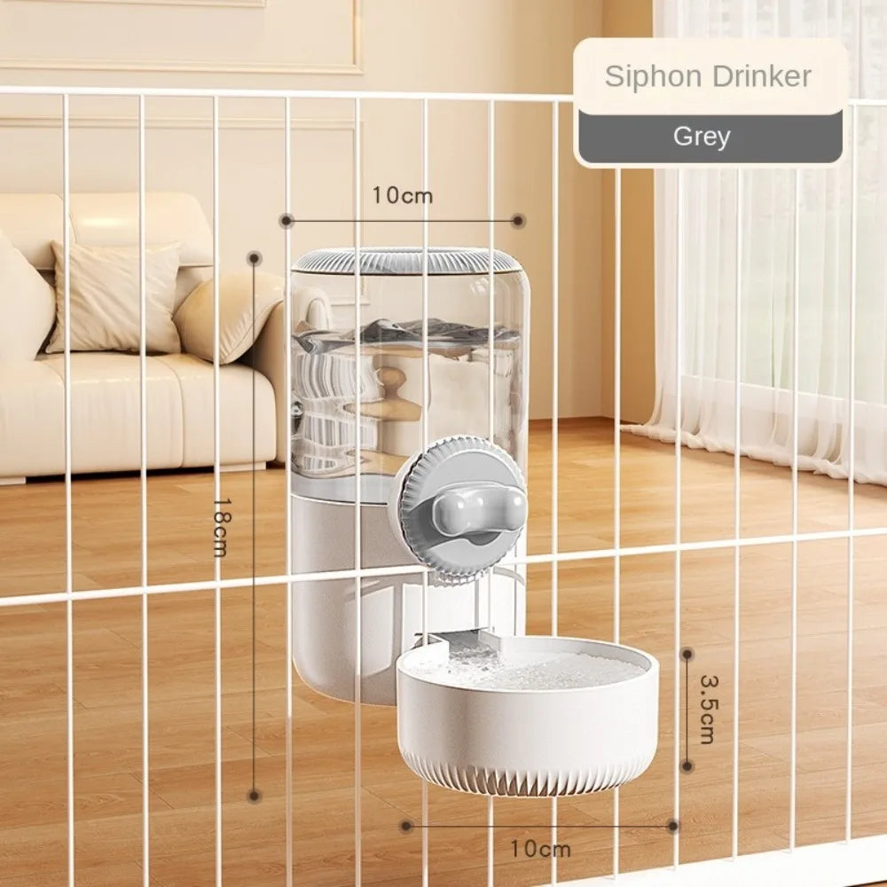 Automatic Hanging Pet Feeder & Water Bowl