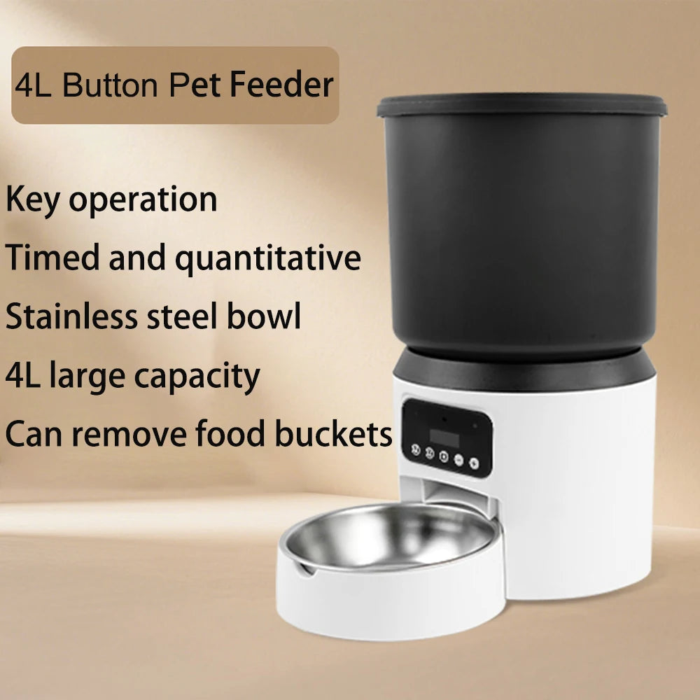 4L Smart Automatic Pet Feeder WiFi