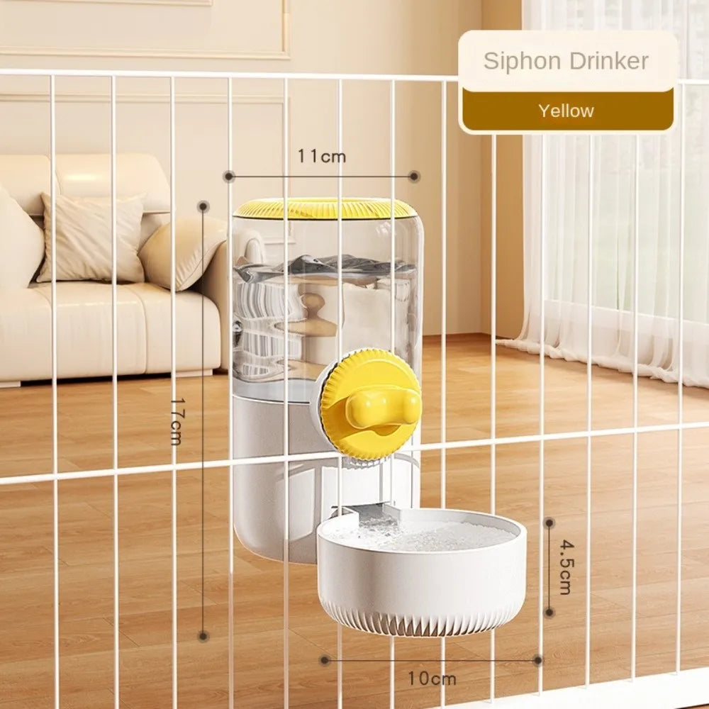 Automatic Hanging Pet Feeder & Water Bowl