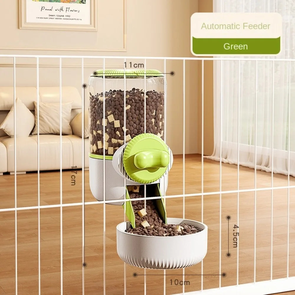 Automatic Hanging Pet Feeder & Water Bowl