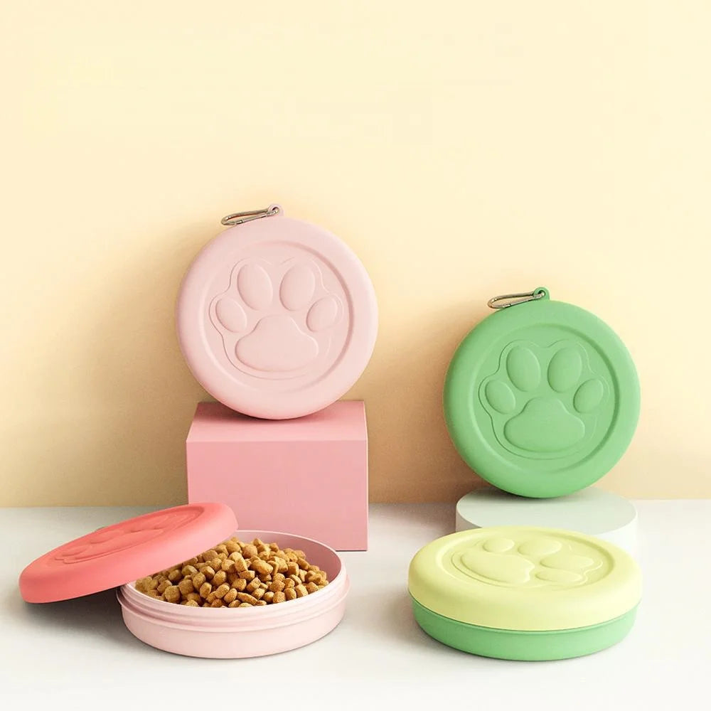 2-in-1 Portable Dog Travel Bowl