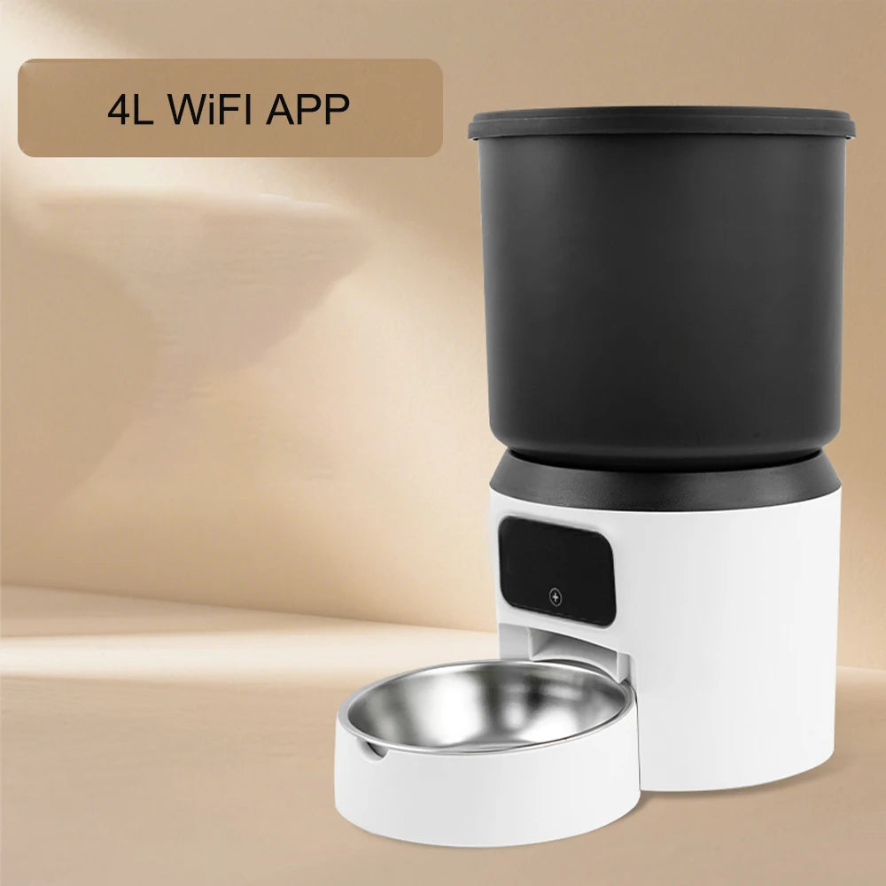 4L Smart Automatic Pet Feeder WiFi