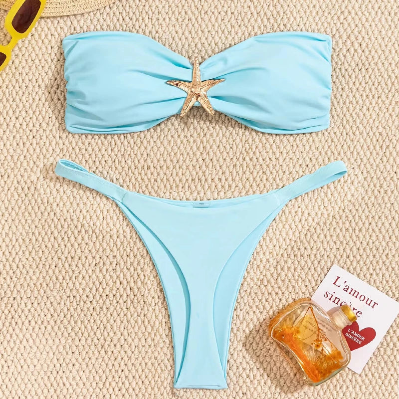 Sexy Bandeau Bikini Set