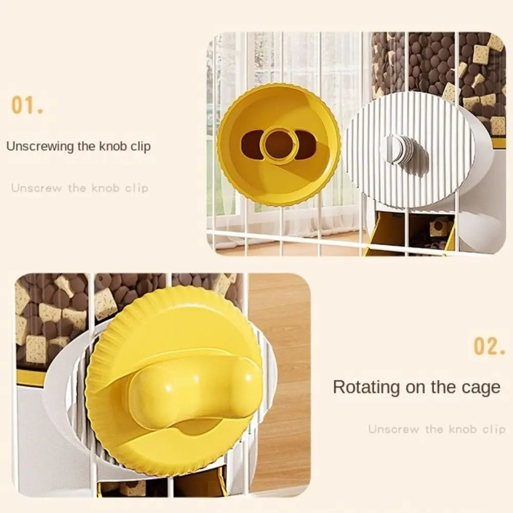 Automatic Hanging Pet Feeder & Water Bowl