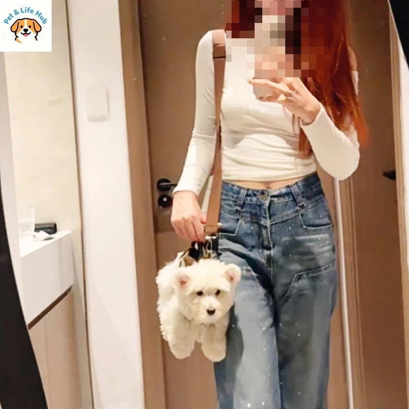 Portable Dog Carrier Crossbody Bag