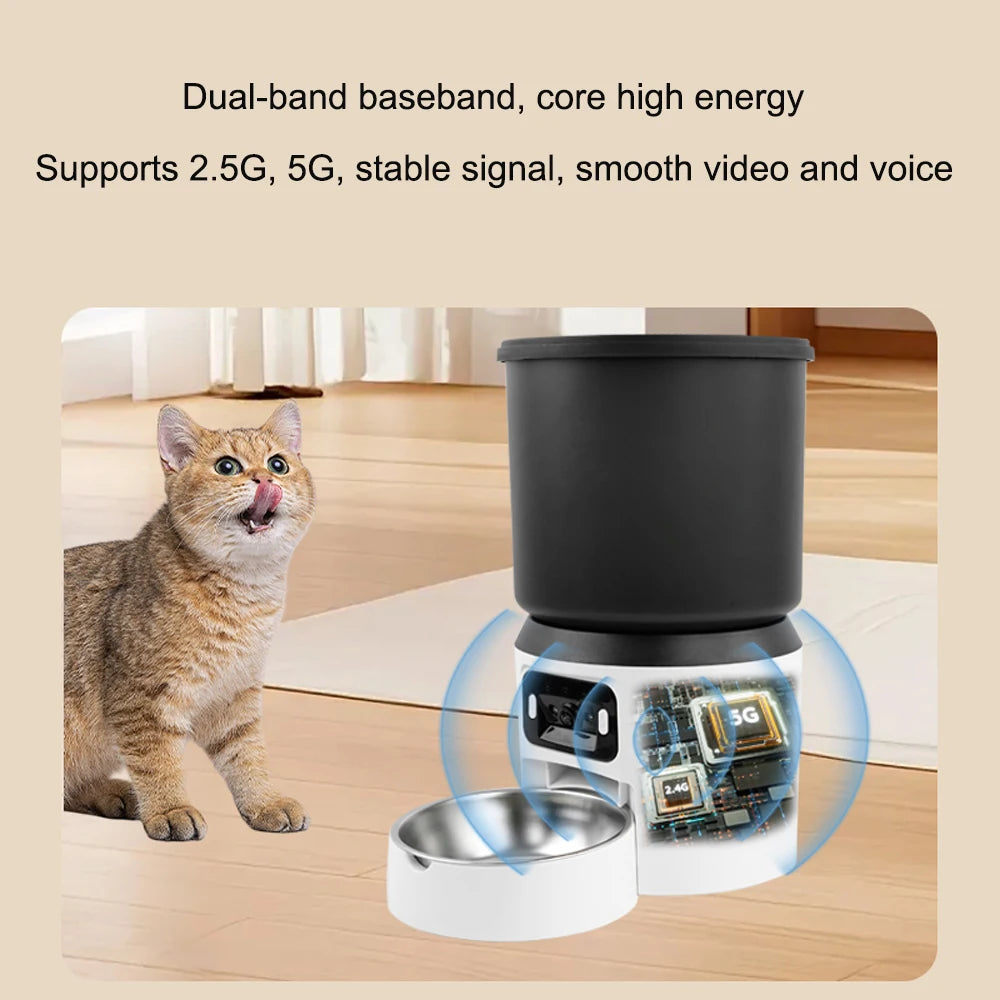 4L Smart Automatic Pet Feeder WiFi